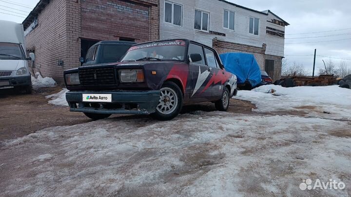 ВАЗ 2107 1.5 МТ, 2002, битый, 666 666 км