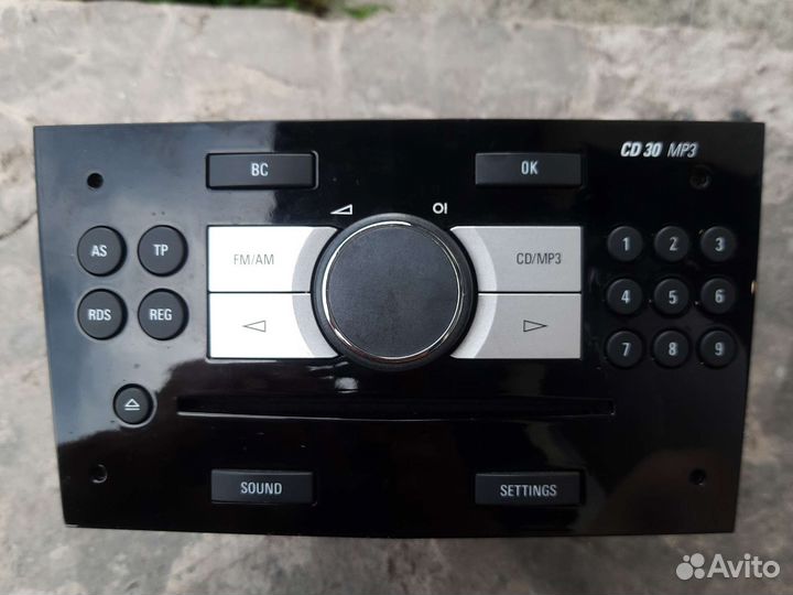 Штатная магнитола на opel астра h