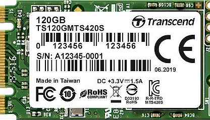 SSD 120Gb Transcend MTS420 (TS120gmts420S)