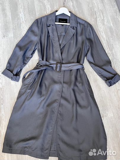 Плащ тренч massimo dutti
