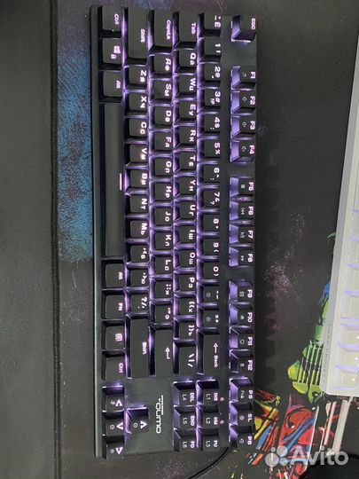 Клавиатура Qumo Dragon War Mechanicus Mini K10 RGB