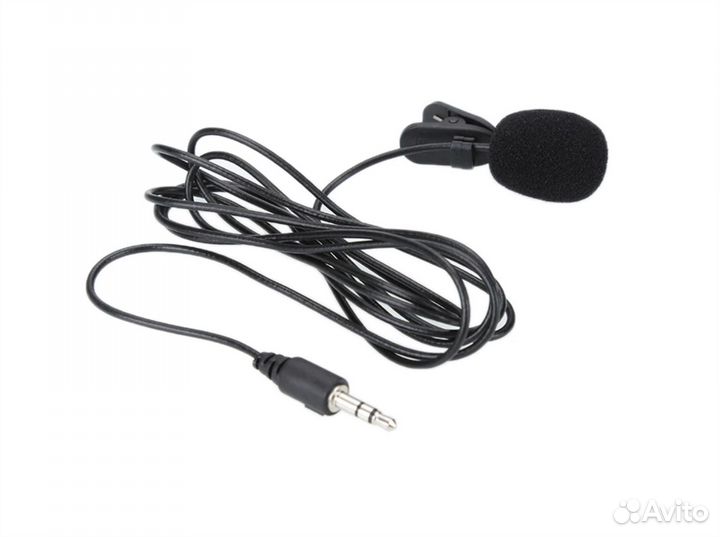 Петличный микрофон 3,5мм 3 pin для фото аудио