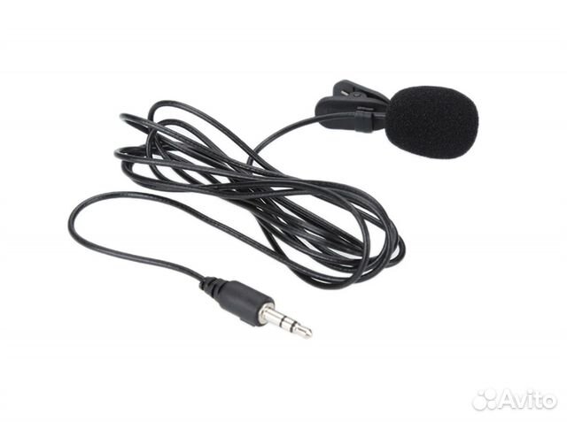 Петличный микрофон 3,5мм 3 pin для фото аудио