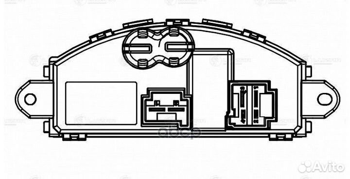 Резистор VAG octavia/golf VII/tiguan 13- вентил