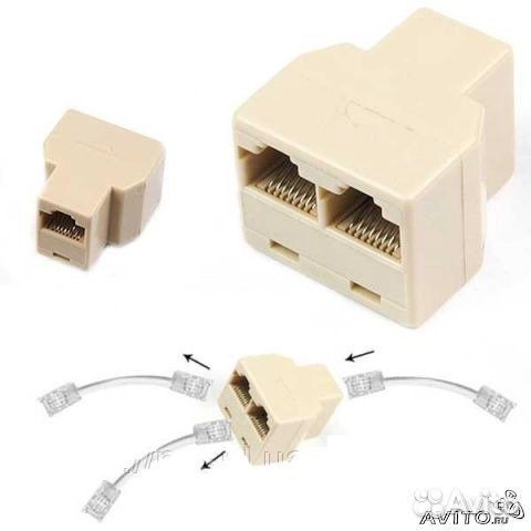 Кабель интернет 5 метров.Переходники