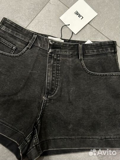 Кожаные шорты lime новые с биркой S