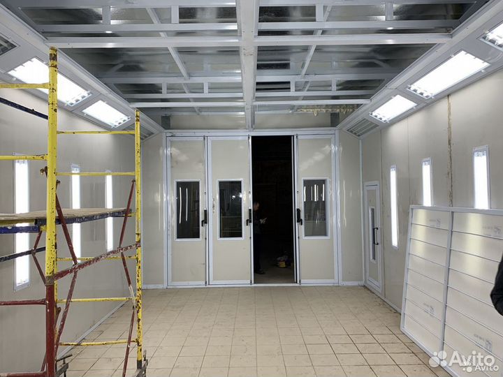 Монтаж Покрасочных камер