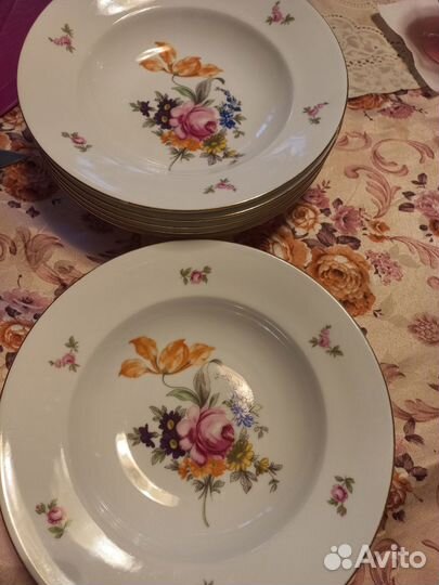 Глубокие суповые тарелки