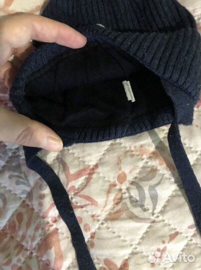 Шапка для новорожденного зима