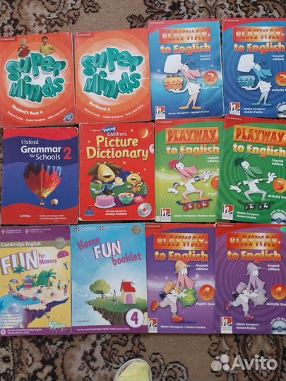 Учебник по англ. super minds, playway, oxford