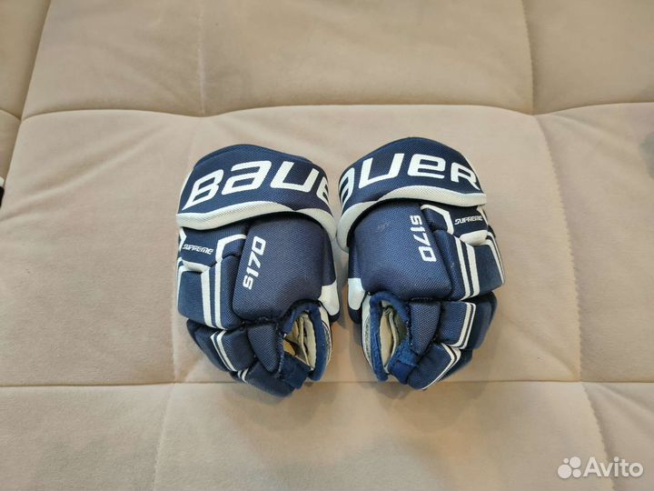 Краги хоккейные детские Bauer Supreme размер 8
