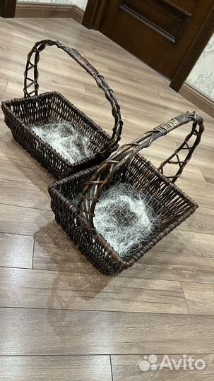 Корзина плетеная для подарков