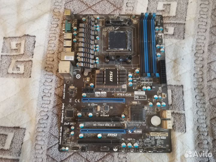 Материнская плата MSI 970A-G46 am4 ddr3