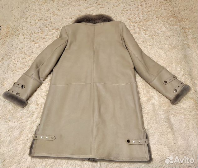 Снежная Королева натуральная дубленка (L)