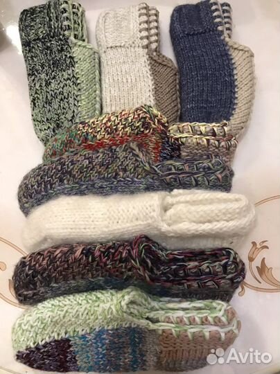 Шапка Носки шерстяные ручная работа