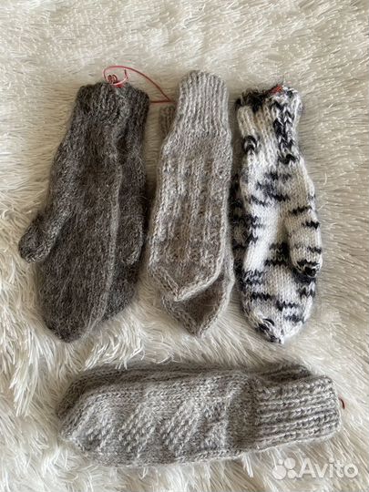 Варежки зимние женские