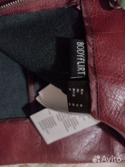 Кожаная юбка