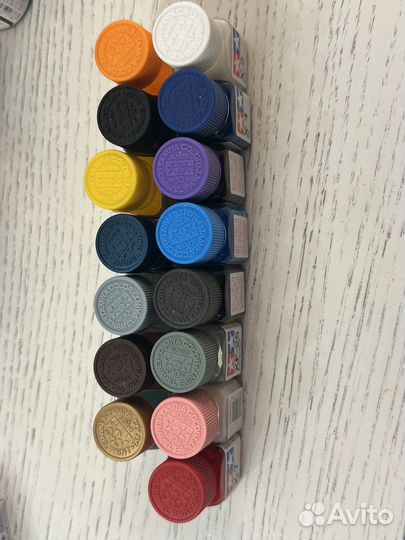 Краски для моделирования Tamiya Gaia Vallejo