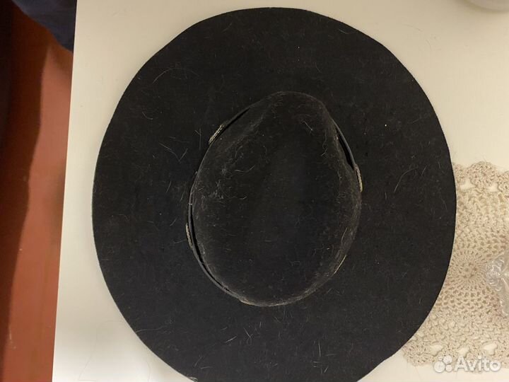 Шляпа женская черная