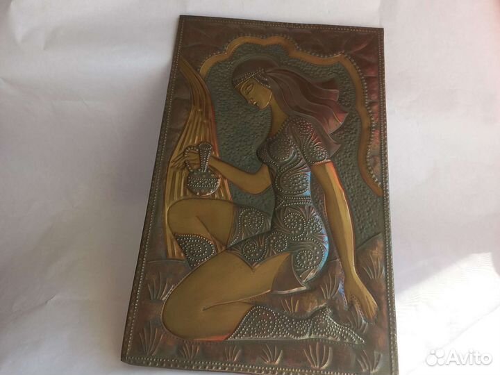 Картина медная чеканка СССР