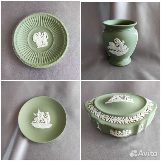 Фарфор wedgwood blue sage Jasper