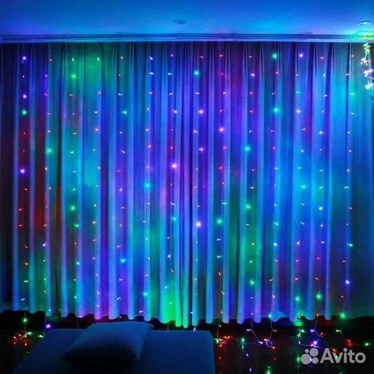 Гирлянда штора
