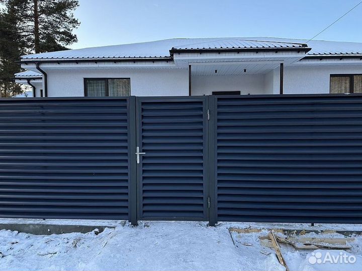 Забор жалюзи