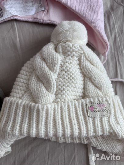 Пакет шапок на девочку