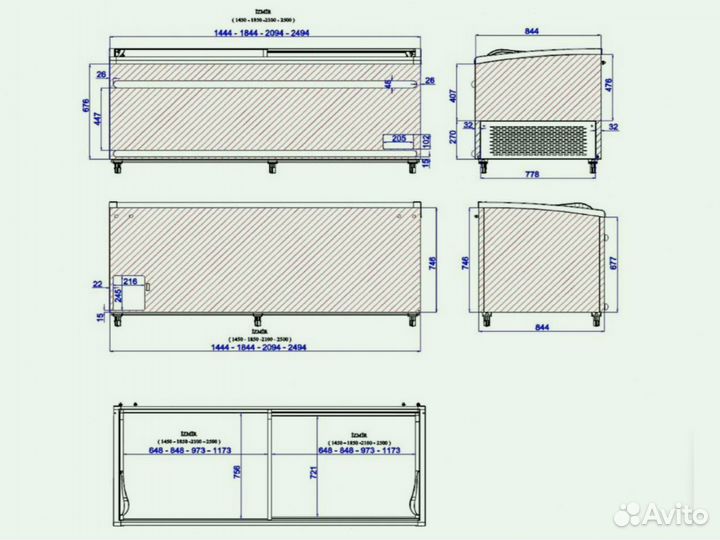 Ларь-бонета UMD 2500 D DF