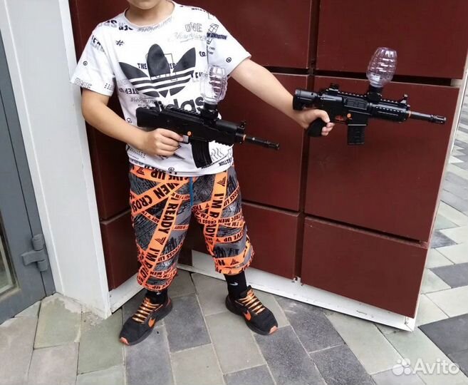 Детский орбизный автомат мини М416 AKM мр5К