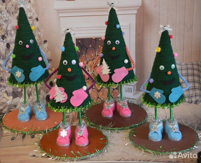 Новогодние поделки в школу и детский сад