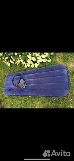 Надувной матрас с насосом