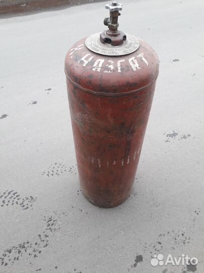 Баллон пропановый 50 л для газовой плиты
