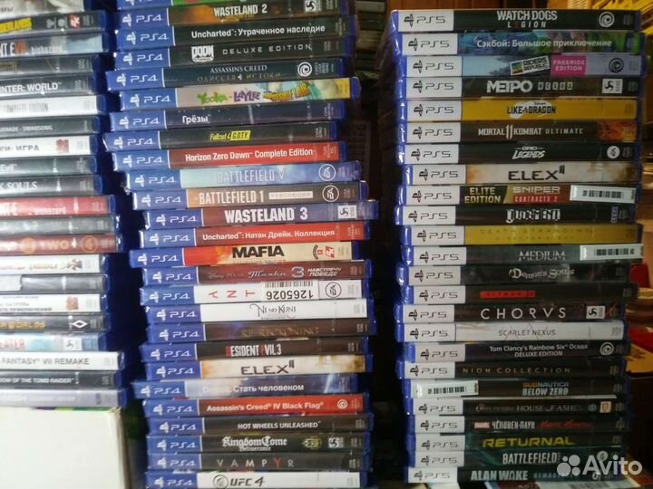 PS5 PS4 новые игры диски