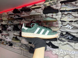 Adidas Campus 00s Dark Green Cloud White
