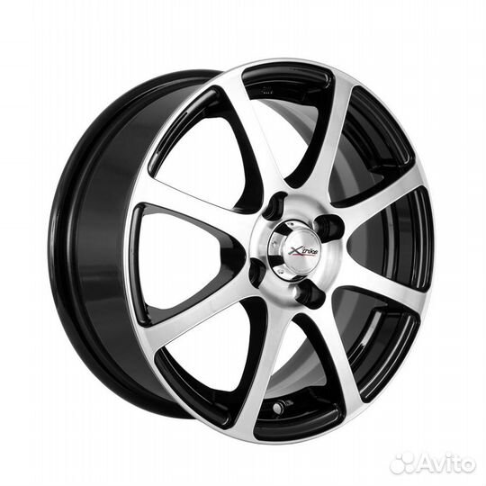 R14 4x98 5,5J ET35 D58,5 X'trike X-114М BK/FP