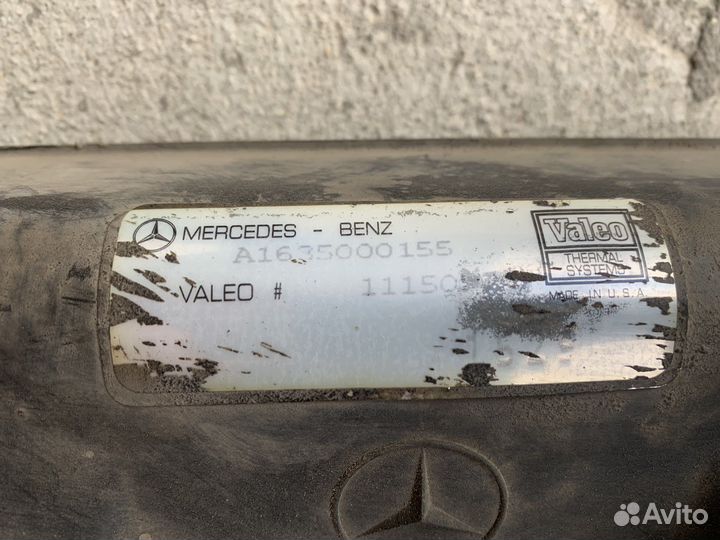 Вентилятор радиатора mercedes w163 OM 112.942