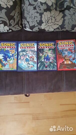 Комикс sonic 4 книги