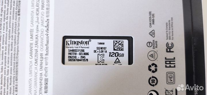 SSD 120GB Kingston A400