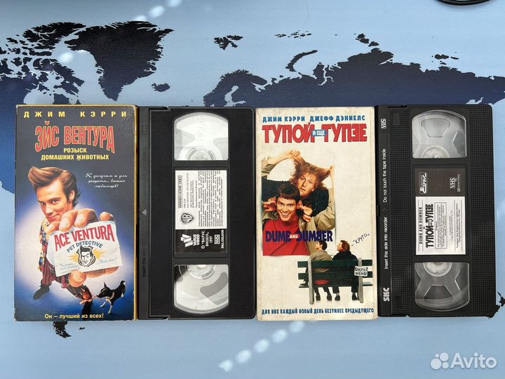 Видеокассеты vhs Джим Керри