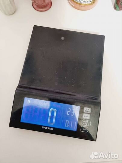 Кухонные весы - часы - термометр
