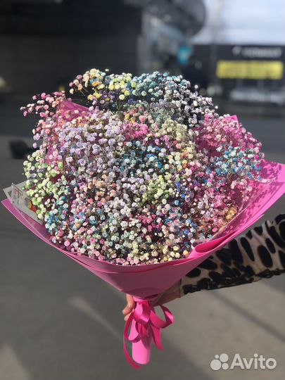 Букет из гипсофилы