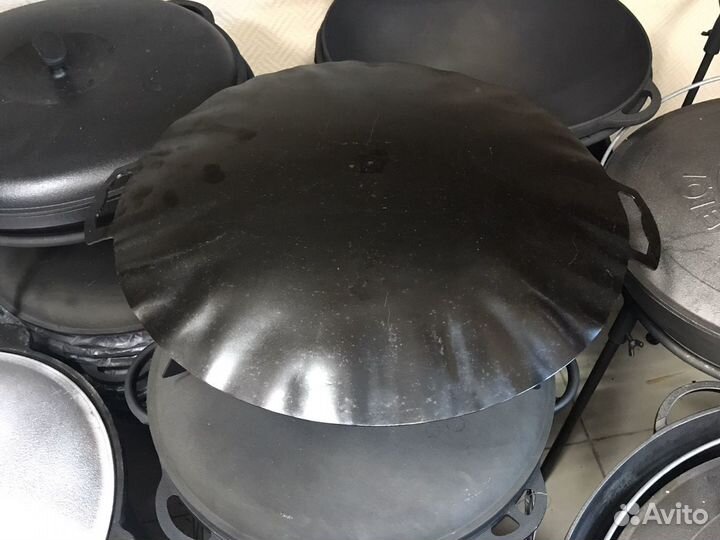 Садж из вороненой стали 45см. Производство Россия