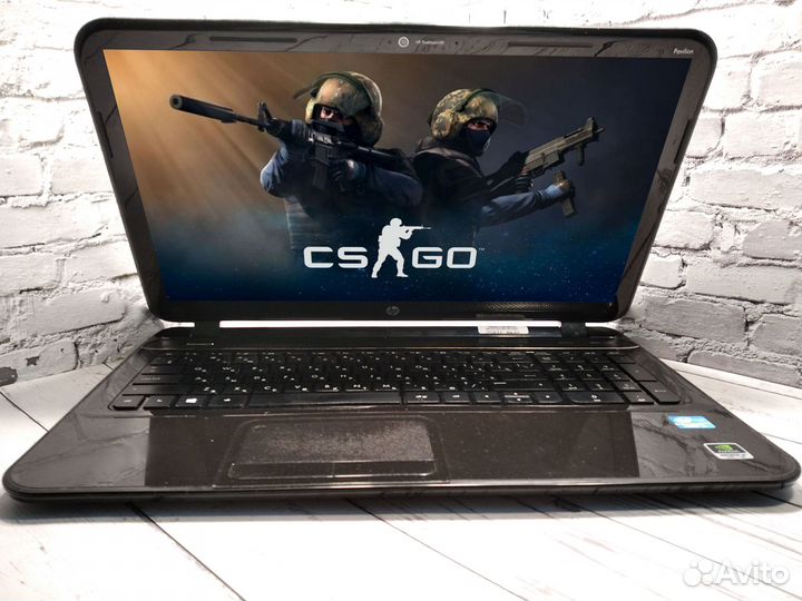 Игровой HP c SSD + Nvidia + intel + 8 Озу + 15.6