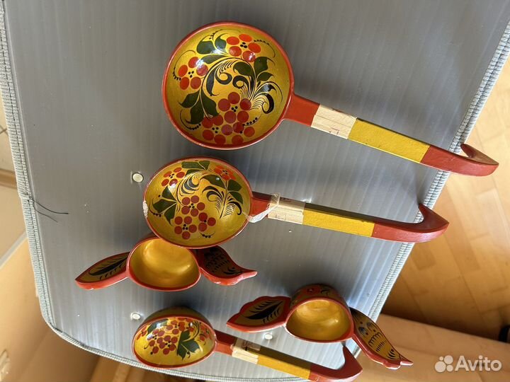 Деревянные ложки хохлома