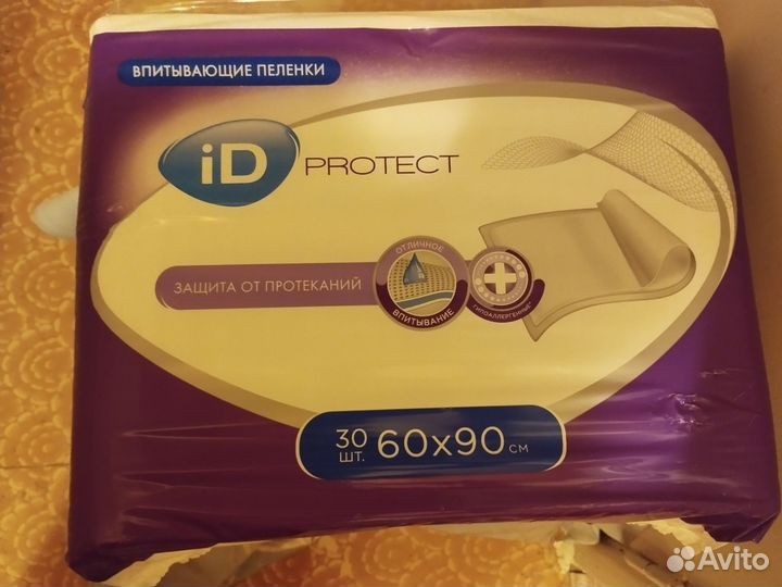Пеленки id protect 60 90