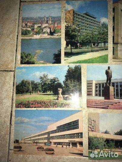 Комплект открыток Каунас 13 штук 1972 год