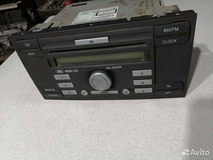 Магнитола Ford Fiesta Fusion 08г