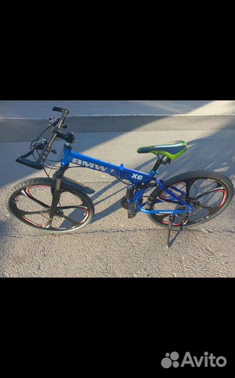 Велосипед bmw на литых 26 дисках