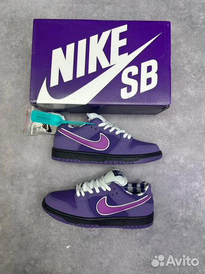 Кроссовки nike sb dunk low purple lobster